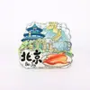 Ímãs de Geladeira de Cidade em Acrílico, Ímãs de Geladeira Estilo Chinês Original, Ímãs Decorativos de Presente, Artesanato Cultural e Criativo, Lembranças de Viagem