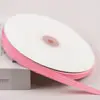 Fita de poliéster com listras verticais de 1CM, 50 jardas, fita floral multicolorida para confeitaria e embalagem, disponível em estoque direto da fábrica