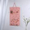 Bolsa Colgante de Fieltro Transfronteriza para Joyería, Accesorios para el Cabello, Bolsa de Almacenamiento, Estante Organizador de Pasadores y Gomas para el Cabello Montado en la Pared