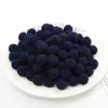 3cm 10 Piezas Por Paquete Bolas Blancas de Pelo de Alta Elasticidad Bolas de Pelo Pequeñas Coloridas de Poliéster Accesorios de Bolas de Felpa de Poliéster para Manualidades
