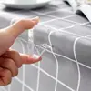 Clip Transparente para Mantel Hebilla de Fijación de Mantel de Plástico Clip Antideslizante Fuerte para Mesa de Comedor Sin Taladro Almacenamiento en Casa