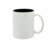 Taza de cerámica con revestimiento de color interior para sublimación, taza de 11 oz en blanco, taza de sublimación por transferencia térmica