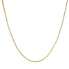 Estilo Europeo y Americano Transfronterizo Amazon Clip de Papel Cadena Figaro Espiga Collar Ajustable Regalo de Cumpleaños para Mujer