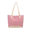 La popular bolsa de mano fresca de este año para mujer, nuevo estilo otoño 2026, bolso de hombro único de bloques de color de lunares, bolso para el hombro para el trabajo