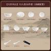 Vajilla de cerámica ligera de lujo Jingdezhen, cuencos personalizados, platos de gran valor y platos adecuados para regalos de inauguración de la casa.