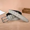 Novo Cinto Masculino Cinto de Couro Estilo de Alto Padrão Versátil para Negócios Fivela de Pino de Liga Venda Quente Transfronteiriça