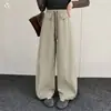 Pantalones Casuales para Niñas 2026 Otoño Nuevo Estilo Niños Talla Mediana y Grande Pantalones Rectos de Encaje Pantalones de Pierna Ancha para Uso al Aire Libre Pantalones para Niños