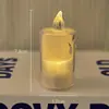 Lámpara de Vela Mini Romántica Luz Cálida Artificial Creativa Dormitorio Mesita de Noche Luz Nocturna Portátil Atmósfera Pequeños Adornos Decoración