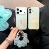 Funda tipo cruz de encaje estilo coreano adecuada para iPhone 17 Pro Max, iPhone 16 Pro y iPhone 15