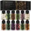Conjunto de fragrâncias e aromaterapia mais vendido para hotel, personalização OEM, marca própria, colírios, design de frasco de óleo essencial e produção de óleo essencial
