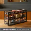 Estante de Escritorio para Tetera Estilo Chino Estante Pequeño Bogu Estante para Tazas de Té Estante de Almacenamiento para Juego de Té Sala de Té Mesa de Té Estante para Tazas
