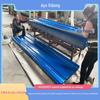 Telha de telhado de telha de aço colorida 10 cm placa de lã de rocha telha de estanho azul do mar Shantou Longgang fábrica de materiais de construção