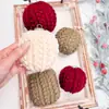 Transfronteiriço Novo Estilo Europeu e Americano Moda de Natal Bolas de Natal Enfeites de Decoração para Festa de Feriado Feitos à Mão em Tricô