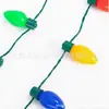 Venda Direta de Fábrica Atacado Colar Piscante de Lâmpada Colorida de 9 Luzes para Natal, Grande Quantidade, Preço Excelente, LED de Natal Halloween