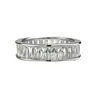 Anillo Yanbai Cuadrado de Circonita Exquisita Ultra Brillante Popular Europeo y Americano, Anillo de Lujo Ligero de Gama Alta Único con Diamantes Completos de Nicho