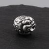 Accesorios artesanales vintage envejecidos de plata pura 990 de Golden Deer King, venta al por mayor, cuentas de barril DIY hechas a mano para mujer, accesorios tridimensionales