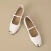 Zapatos Mary Jane Redondos Plateados para Mujer, Modelo Primavera 2025, Planos con Aumento Interno de Altura, Correa Única, Suaves, Transpirables y Amortiguadores