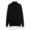 Suéter de cachemira premium listo para usar para hombre de otoño e invierno, tejido casual de talla grande, suéter base de lana engrosada