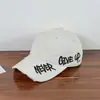 Sombrero de Sol Protector Solar Personalizado de Joker de Moda Nuevo Estilo para Hombres y Mujeres Borde Recortado Desgastado Gorra de Béisbol Bordada con Letras para Niños