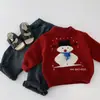 Suéter de Muñeco de Nieve Maibao para Niños 2026 Invierno Nuevo Jersey de Punto Engrosado para Niños y Niñas Suéter de Bebé Ropa de Invierno
