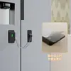 Cerraduras Inteligentes de Huella Dactilar Transfronterizas Cuidadosamente Seleccionadas para la Seguridad Infantil, Adecuadas para Puertas, Ventanas, Cajones, Refrigeradores, Puertas de Vidrio y Antivuelco para Mascotas, No Requiere Perforación