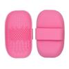 Estropajo de Silicona en Stock Estropajo Cuadrado Estropajo Redondo Tabla de Limpieza para Brochas de Maquillaje de Silicona Herramientas de Belleza