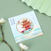 Imán para Refrigerador de la Torre Yueyang Estilo Antiguo de Viaje Punto Escénico Arquitectónico Regalos Pequeños Culturales y Creativos Metal Pintura Creativa Imán para Refrigerador