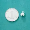 Seiko S925 Plata de Ley Accesorios para Joyería DIY Colgante Flor de Lirio del Valle Pulsera DIY Accesorios de Material para Joyería de Plata con Cuentas