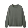 Sudadera con cuello redondo y forro polar 2026 ropa de trabajo personalizada con impresión de logotipo y bordado, camisa de manga larga publicitaria para equipo corporativo