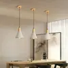Luminária Pendente Colorida de Ágata Ajustável para Quarto, Mesa de Cabeceira, 6 Novos Estilos Italianos, Luxo Alto Padrão, Cristal, Pedra de Luxo, Balcão de Bar, Corredor, Alumínio