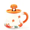 Tampas de silicone para copos, feitas sob medida com seu próprio design, apresentando figuras 3D, mascotes de IP de marcas e tampas de silicone à prova de poeira para brindes promocionais