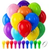 Conjunto de Balões de Cor Única com 100 Peças em Cores Macaron 12 Polegadas Balões para Festa de Aniversário Balões de Látex Espessados