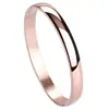 Elegante Pulsera de Aro Oro Rosa Diseño Elegante y Sencillo con Acabado Pulido Material de Aleación Duradera Aro Ajustable para Mujer Perfecto para Ocasiones Casuales o Formales Regalo Ideal para Eventos Especiales