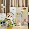 Decoración de Escena de Cien Días Serpiente Bebé Montaje de Banquete de Luna Llena con Sentido de Ceremonia, Pared de Fondo Personalizada para Accesorios de Fotos de Cumpleaños
