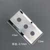 Acero de tungsteno cuchilla de tres agujeros cinta de papel de aluminio alemán Lutz LUTZ película cuchillo de corte de carburo