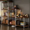 Estante de armazenamento de chão estilo japonês, prateleira de armazenamento multicamadas para sala de estar, cozinha, varanda, estante de armazenamento, pequena prateleira de exibição