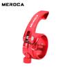 Abrazadera de Tija de Sillín Plegable de Liberación Rápida Meroca 40.9mm Adecuada para Tija de Sillín de 33.9mm Abrazadera de Tija de Sillín de Bicicleta Plegable de Brazo Largo