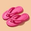 Novas Chinelas Femininas Roupa de Verão Sandálias Baixas da Moda para Praia Sapatos de EVA Sensação de Tira Chinelos Transfronteiriços