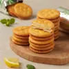 Galletas tipo Sándwich Importadas de Corea East Liz con Sabores a Queso, Limón y Chocolate, Snacks al por Mayor