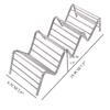 Herramientas de Cocina para Hornear Sostenedor para Burritos Taco Holder Acero Inoxidable Soporte para Panqueques