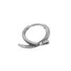 Brincos Serpentine Estilo Frio Ins para Homens e Mulheres Fivela de Orelha Retro de Alta Qualidade Argola de Orelha Design de Nicho Brincos Estilo Hong Kong