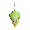 Llavero de Brochetas de Barbacoa de Dibujos Animados Lindo Llavero Creativo de Comida Simulada Verduras Personalidad Muñeco de Peluche Colgante para Mochila