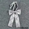 Gravata Flor JK Gravata Borboleta Cabo Longo Fita Xadrez Totalmente Poliéster Cedro Shahua Feminina Laço Estilo Japonês Uniforme Popular no Campus