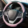 Cubierta de volante de coche de cuero para las cuatro estaciones, funda para manillar adecuada para miles de modelos, repujada, comercio exterior, distribución transfronteriza