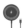 Cargador Inalámbrico Magnético Transfronterizo de 15W Redondo Ultradelgado de Aleación con Cable Tipo C Carga Rápida Magnética Magsafe