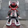 Escultura IP luminosa de PRFV personalizada mascote de grande empresa figura de desenho animado fábrica de origem instalação no local