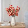 Ramo de flores de lujo ligero, decoración de flores falsas, simulación de flores, mariposa, amor, decoración de flores para sala de estar, mesa de flores de alta gama, decoración floral