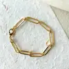 Collar Europeo y Americano para Mujer Simple Retro Moda Pclip Cadena Versátil Ins Seiko Cadena de Cuello de Nicho Pulsera de Metal