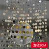 Cortina de accesorios para bodas, estante de aros, lentejuelas, perlas, corona de hierro redonda, poste de escenario de plomo, estante telescópico