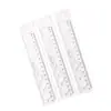 Regla Transparente Perforada de 16 cm Regla de Medición para Dibujo Estudiantil Regla de Plástico Materiales de Aprendizaje Venta al por Mayor Modelo Nuevo